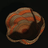 Dance of Shadows decorative wave African basket
